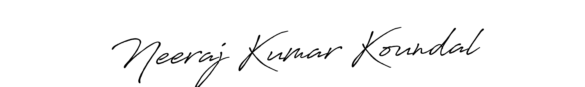 You can use this online signature creator to create a handwritten signature for the name Neeraj Kumar Koundal. This is the best online autograph maker. Neeraj Kumar Koundal signature style 7 images and pictures png