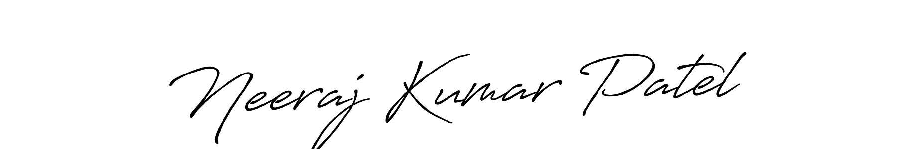 Use a signature maker to create a handwritten signature online. With this signature software, you can design (Antro_Vectra_Bolder) your own signature for name Neeraj Kumar Patel. Neeraj Kumar Patel signature style 7 images and pictures png