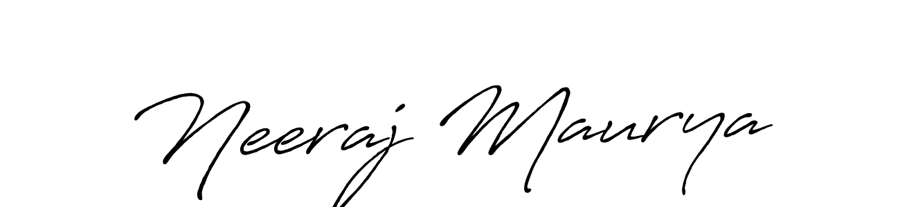 Here are the top 10 professional signature styles for the name Neeraj Maurya. These are the best autograph styles you can use for your name. Neeraj Maurya signature style 7 images and pictures png