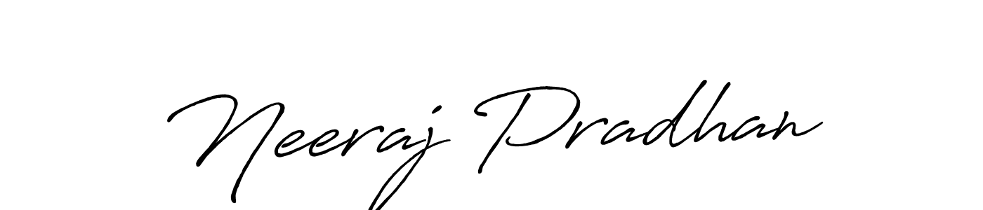 Neeraj Pradhan stylish signature style. Best Handwritten Sign (Antro_Vectra_Bolder) for my name. Handwritten Signature Collection Ideas for my name Neeraj Pradhan. Neeraj Pradhan signature style 7 images and pictures png