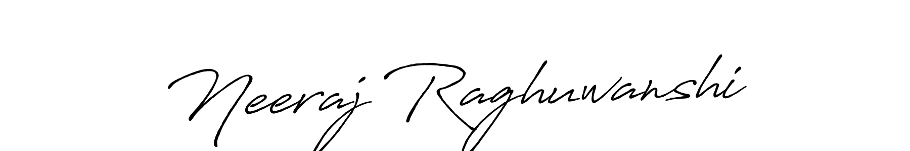 Make a beautiful signature design for name Neeraj Raghuwanshi. Use this online signature maker to create a handwritten signature for free. Neeraj Raghuwanshi signature style 7 images and pictures png