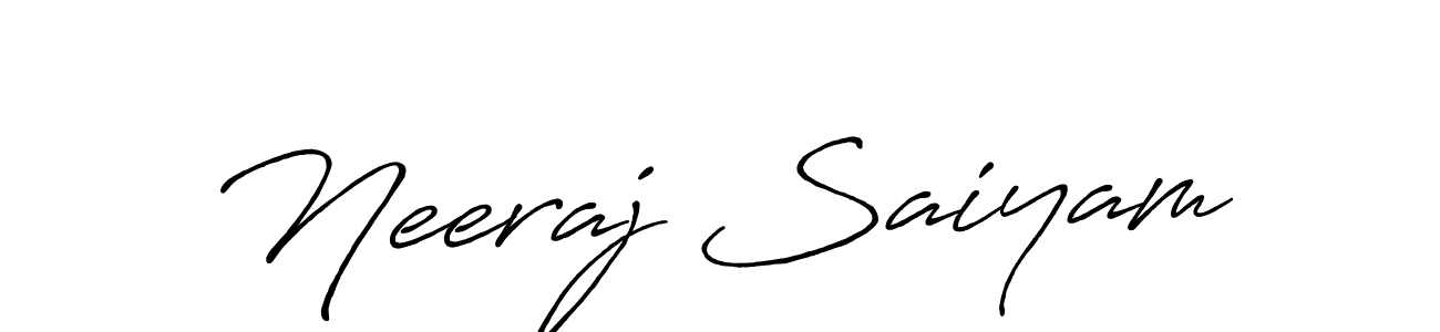 This is the best signature style for the Neeraj Saiyam name. Also you like these signature font (Antro_Vectra_Bolder). Mix name signature. Neeraj Saiyam signature style 7 images and pictures png