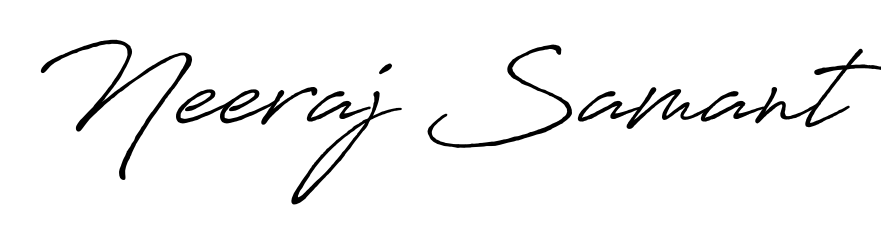 How to Draw Neeraj Samant signature style? Antro_Vectra_Bolder is a latest design signature styles for name Neeraj Samant. Neeraj Samant signature style 7 images and pictures png