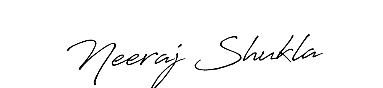 Use a signature maker to create a handwritten signature online. With this signature software, you can design (Antro_Vectra_Bolder) your own signature for name Neeraj Shukla. Neeraj Shukla signature style 7 images and pictures png