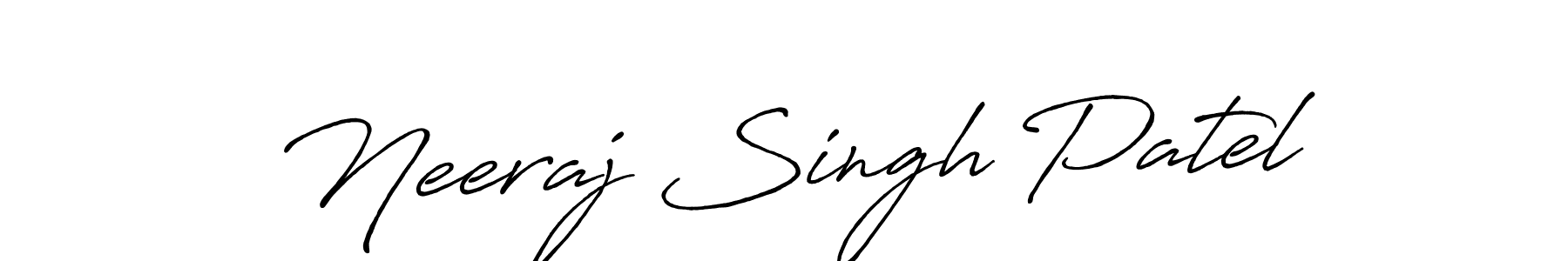 Antro_Vectra_Bolder is a professional signature style that is perfect for those who want to add a touch of class to their signature. It is also a great choice for those who want to make their signature more unique. Get Neeraj Singh Patel name to fancy signature for free. Neeraj Singh Patel signature style 7 images and pictures png