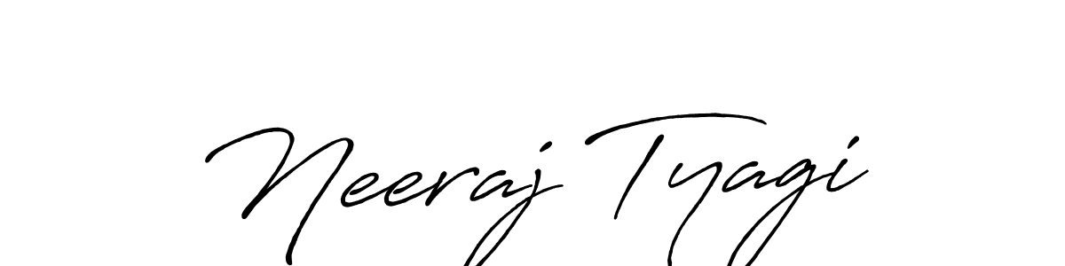Neeraj Tyagi stylish signature style. Best Handwritten Sign (Antro_Vectra_Bolder) for my name. Handwritten Signature Collection Ideas for my name Neeraj Tyagi. Neeraj Tyagi signature style 7 images and pictures png