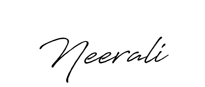 Make a short Neerali signature style. Manage your documents anywhere anytime using Antro_Vectra_Bolder. Create and add eSignatures, submit forms, share and send files easily. Neerali signature style 7 images and pictures png