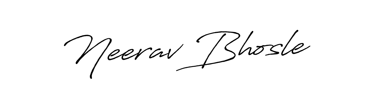 The best way (Antro_Vectra_Bolder) to make a short signature is to pick only two or three words in your name. The name Neerav Bhosle include a total of six letters. For converting this name. Neerav Bhosle signature style 7 images and pictures png