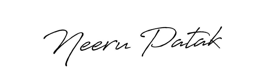 How to Draw Neeru Patak signature style? Antro_Vectra_Bolder is a latest design signature styles for name Neeru Patak. Neeru Patak signature style 7 images and pictures png