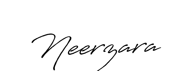 Make a beautiful signature design for name Neerzara. With this signature (Antro_Vectra_Bolder) style, you can create a handwritten signature for free. Neerzara signature style 7 images and pictures png