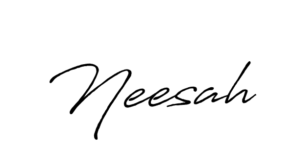 Once you've used our free online signature maker to create your best signature Antro_Vectra_Bolder style, it's time to enjoy all of the benefits that Neesah name signing documents. Neesah signature style 7 images and pictures png