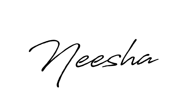 Antro_Vectra_Bolder is a professional signature style that is perfect for those who want to add a touch of class to their signature. It is also a great choice for those who want to make their signature more unique. Get Neesha name to fancy signature for free. Neesha signature style 7 images and pictures png