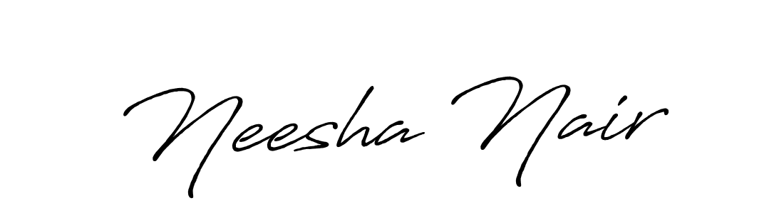 Once you've used our free online signature maker to create your best signature Antro_Vectra_Bolder style, it's time to enjoy all of the benefits that Neesha Nair name signing documents. Neesha Nair signature style 7 images and pictures png