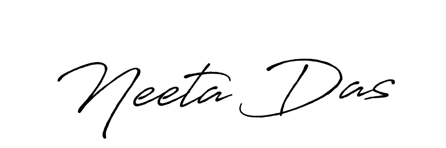 Also You can easily find your signature by using the search form. We will create Neeta Das name handwritten signature images for you free of cost using Antro_Vectra_Bolder sign style. Neeta Das signature style 7 images and pictures png