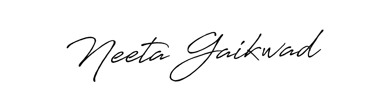 It looks lik you need a new signature style for name Neeta Gaikwad. Design unique handwritten (Antro_Vectra_Bolder) signature with our free signature maker in just a few clicks. Neeta Gaikwad signature style 7 images and pictures png