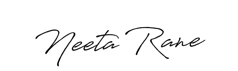 It looks lik you need a new signature style for name Neeta Rane. Design unique handwritten (Antro_Vectra_Bolder) signature with our free signature maker in just a few clicks. Neeta Rane signature style 7 images and pictures png