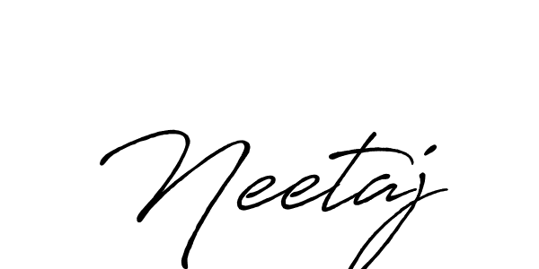 Also You can easily find your signature by using the search form. We will create Neetaj name handwritten signature images for you free of cost using Antro_Vectra_Bolder sign style. Neetaj signature style 7 images and pictures png