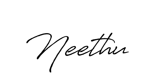 Also You can easily find your signature by using the search form. We will create Neethu name handwritten signature images for you free of cost using Antro_Vectra_Bolder sign style. Neethu signature style 7 images and pictures png