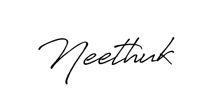 Make a beautiful signature design for name Neethuk. Use this online signature maker to create a handwritten signature for free. Neethuk signature style 7 images and pictures png