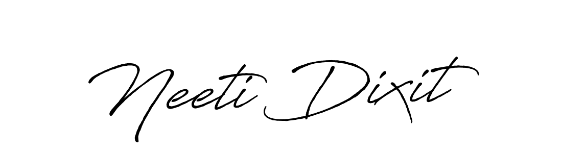 You should practise on your own different ways (Antro_Vectra_Bolder) to write your name (Neeti Dixit) in signature. don't let someone else do it for you. Neeti Dixit signature style 7 images and pictures png