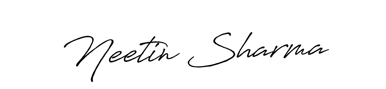 The best way (Antro_Vectra_Bolder) to make a short signature is to pick only two or three words in your name. The name Neetin Sharma include a total of six letters. For converting this name. Neetin Sharma signature style 7 images and pictures png