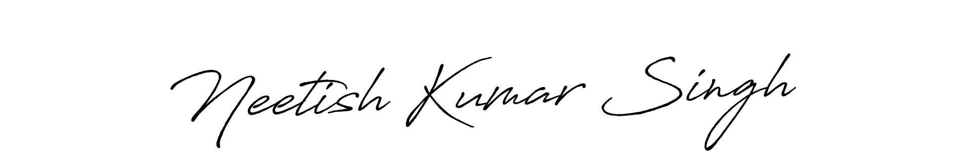 Also You can easily find your signature by using the search form. We will create Neetish Kumar Singh name handwritten signature images for you free of cost using Antro_Vectra_Bolder sign style. Neetish Kumar Singh signature style 7 images and pictures png