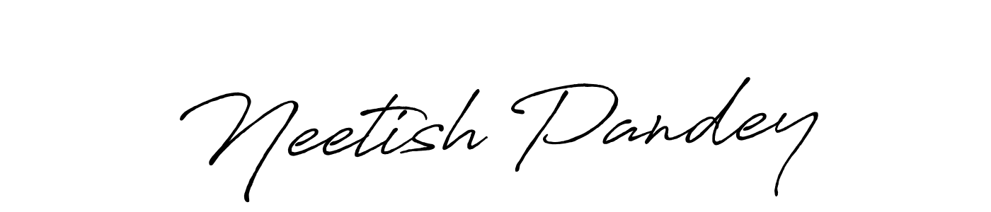 It looks lik you need a new signature style for name Neetish Pandey. Design unique handwritten (Antro_Vectra_Bolder) signature with our free signature maker in just a few clicks. Neetish Pandey signature style 7 images and pictures png