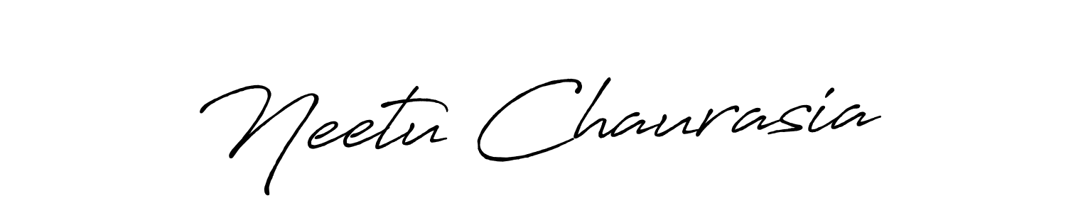 It looks lik you need a new signature style for name Neetu Chaurasia. Design unique handwritten (Antro_Vectra_Bolder) signature with our free signature maker in just a few clicks. Neetu Chaurasia signature style 7 images and pictures png