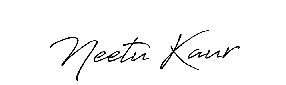 The best way (Antro_Vectra_Bolder) to make a short signature is to pick only two or three words in your name. The name Neetu Kaur include a total of six letters. For converting this name. Neetu Kaur signature style 7 images and pictures png