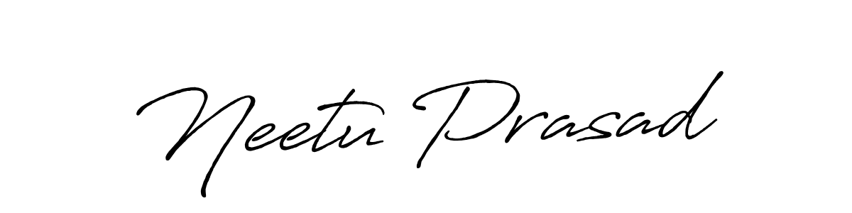 Make a beautiful signature design for name Neetu Prasad. Use this online signature maker to create a handwritten signature for free. Neetu Prasad signature style 7 images and pictures png