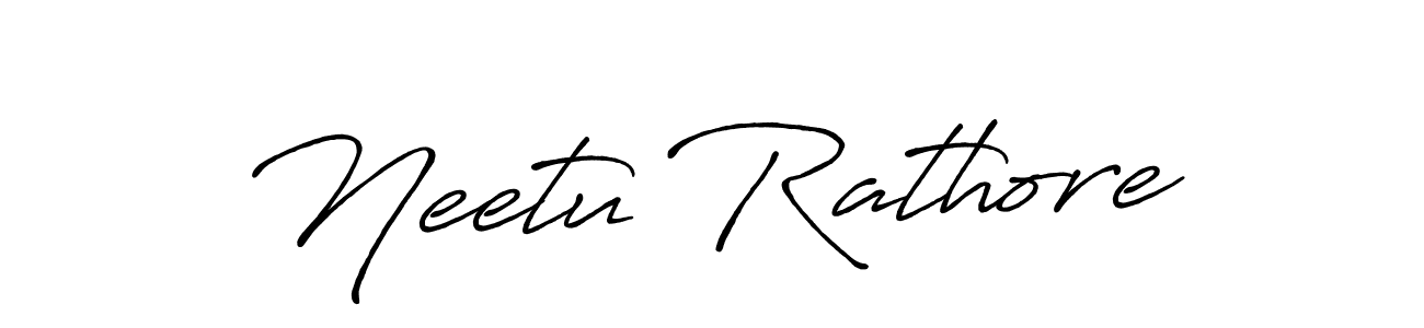 You should practise on your own different ways (Antro_Vectra_Bolder) to write your name (Neetu Rathore) in signature. don't let someone else do it for you. Neetu Rathore signature style 7 images and pictures png