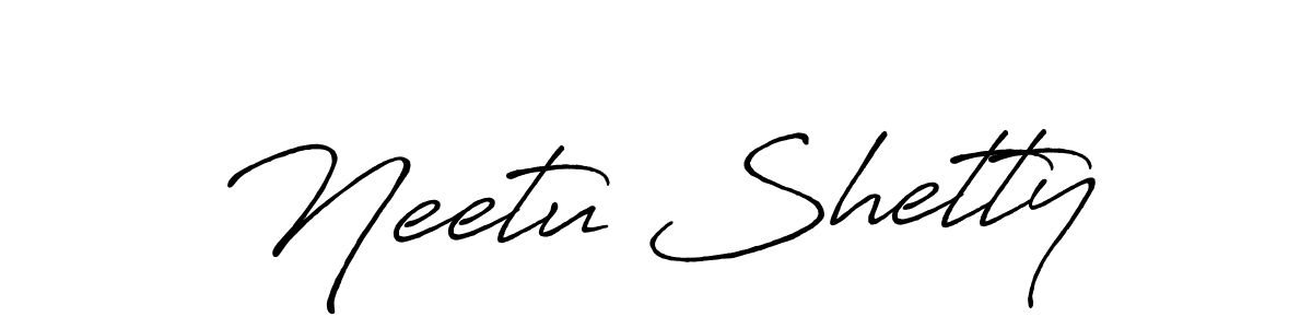 Antro_Vectra_Bolder is a professional signature style that is perfect for those who want to add a touch of class to their signature. It is also a great choice for those who want to make their signature more unique. Get Neetu Shetty name to fancy signature for free. Neetu Shetty signature style 7 images and pictures png