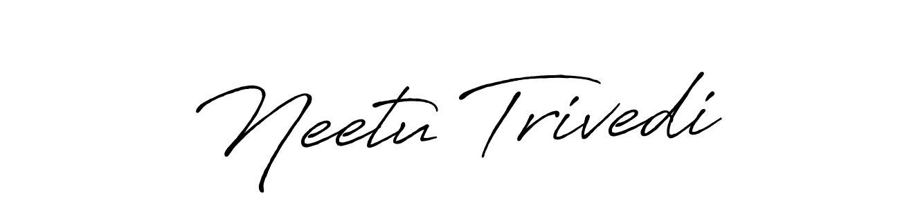 See photos of Neetu Trivedi official signature by Spectra . Check more albums & portfolios. Read reviews & check more about Antro_Vectra_Bolder font. Neetu Trivedi signature style 7 images and pictures png