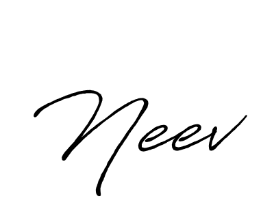 Best and Professional Signature Style for Neev. Antro_Vectra_Bolder Best Signature Style Collection. Neev signature style 7 images and pictures png