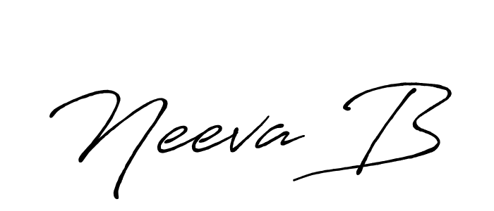 if you are searching for the best signature style for your name Neeva B. so please give up your signature search. here we have designed multiple signature styles  using Antro_Vectra_Bolder. Neeva B signature style 7 images and pictures png