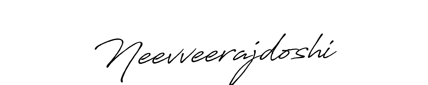 The best way (Antro_Vectra_Bolder) to make a short signature is to pick only two or three words in your name. The name Neevveerajdoshi include a total of six letters. For converting this name. Neevveerajdoshi signature style 7 images and pictures png