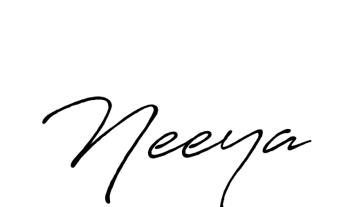 Also we have Neeya name is the best signature style. Create professional handwritten signature collection using Antro_Vectra_Bolder autograph style. Neeya signature style 7 images and pictures png