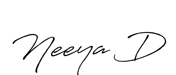 The best way (Antro_Vectra_Bolder) to make a short signature is to pick only two or three words in your name. The name Neeya D include a total of six letters. For converting this name. Neeya D signature style 7 images and pictures png