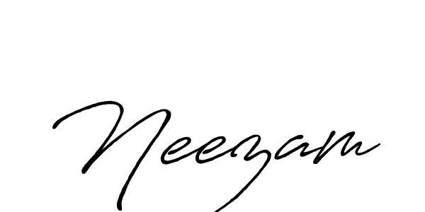 Antro_Vectra_Bolder is a professional signature style that is perfect for those who want to add a touch of class to their signature. It is also a great choice for those who want to make their signature more unique. Get Neezam name to fancy signature for free. Neezam signature style 7 images and pictures png