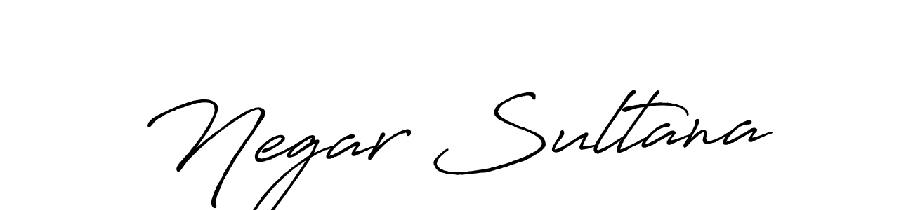 Negar Sultana stylish signature style. Best Handwritten Sign (Antro_Vectra_Bolder) for my name. Handwritten Signature Collection Ideas for my name Negar Sultana. Negar Sultana signature style 7 images and pictures png