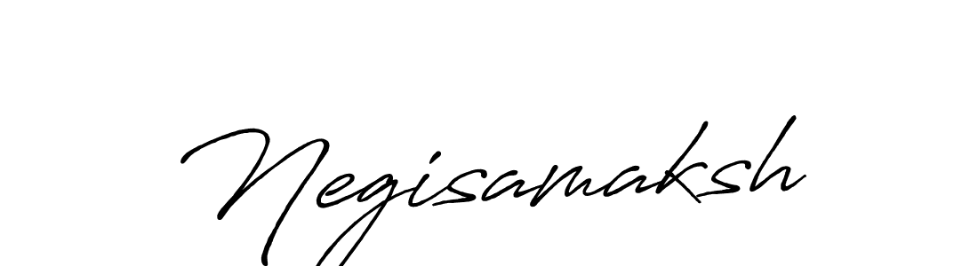 How to make Negisamaksh name signature. Use Antro_Vectra_Bolder style for creating short signs online. This is the latest handwritten sign. Negisamaksh signature style 7 images and pictures png