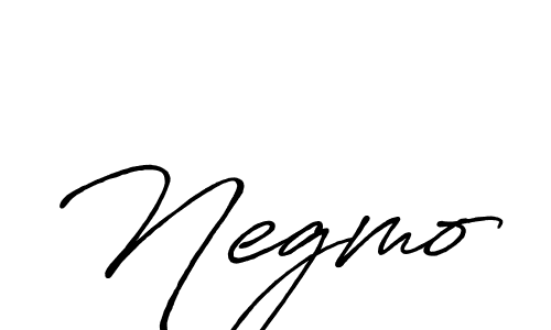 Negmo stylish signature style. Best Handwritten Sign (Antro_Vectra_Bolder) for my name. Handwritten Signature Collection Ideas for my name Negmo. Negmo signature style 7 images and pictures png