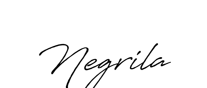 if you are searching for the best signature style for your name Negrila. so please give up your signature search. here we have designed multiple signature styles  using Antro_Vectra_Bolder. Negrila signature style 7 images and pictures png