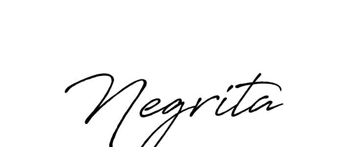 Design your own signature with our free online signature maker. With this signature software, you can create a handwritten (Antro_Vectra_Bolder) signature for name Negrita. Negrita signature style 7 images and pictures png