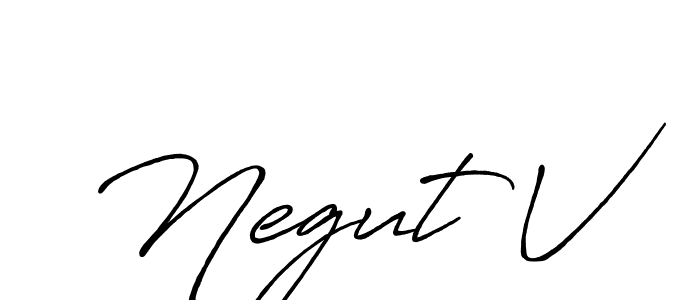 It looks lik you need a new signature style for name Negut V. Design unique handwritten (Antro_Vectra_Bolder) signature with our free signature maker in just a few clicks. Negut V signature style 7 images and pictures png