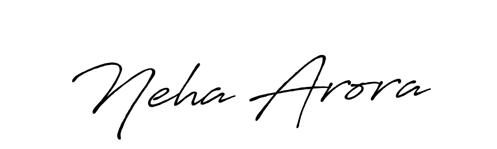 Use a signature maker to create a handwritten signature online. With this signature software, you can design (Antro_Vectra_Bolder) your own signature for name Neha Arora. Neha Arora signature style 7 images and pictures png