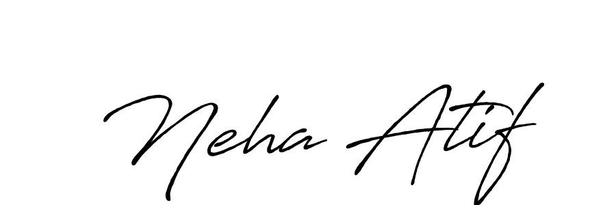 Once you've used our free online signature maker to create your best signature Antro_Vectra_Bolder style, it's time to enjoy all of the benefits that Neha Atif name signing documents. Neha Atif signature style 7 images and pictures png