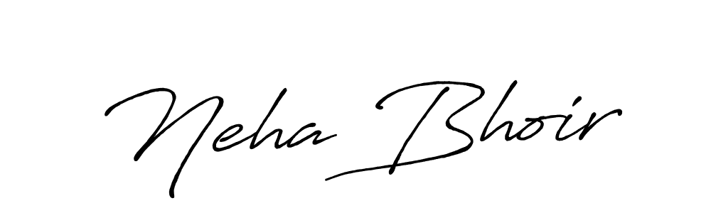 It looks lik you need a new signature style for name Neha Bhoir. Design unique handwritten (Antro_Vectra_Bolder) signature with our free signature maker in just a few clicks. Neha Bhoir signature style 7 images and pictures png