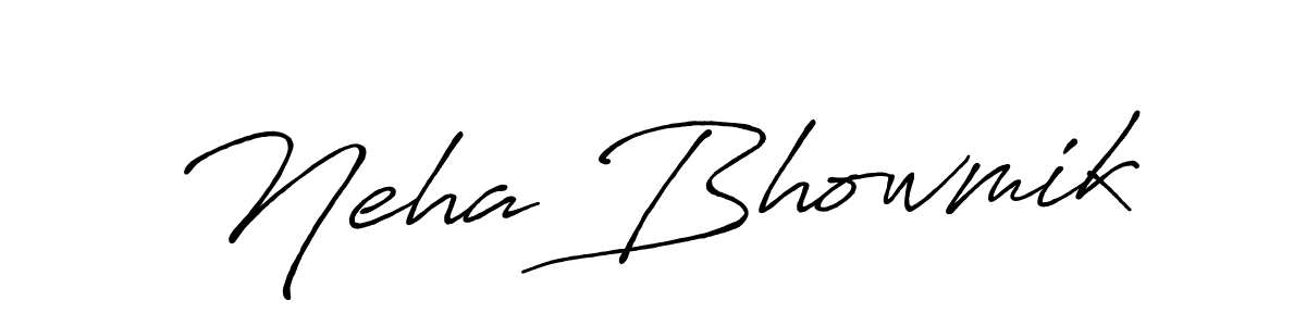 Make a short Neha Bhowmik signature style. Manage your documents anywhere anytime using Antro_Vectra_Bolder. Create and add eSignatures, submit forms, share and send files easily. Neha Bhowmik signature style 7 images and pictures png