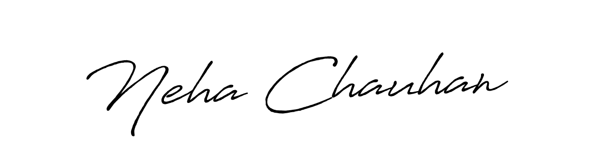 How to make Neha Chauhan signature? Antro_Vectra_Bolder is a professional autograph style. Create handwritten signature for Neha Chauhan name. Neha Chauhan signature style 7 images and pictures png